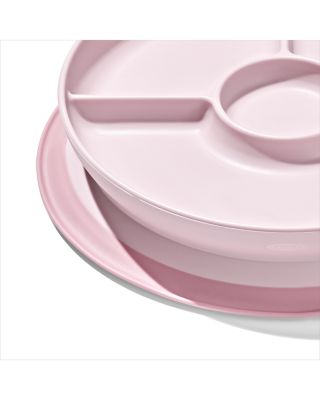 Tot Stick &amp; Stay Suction Divided Plate