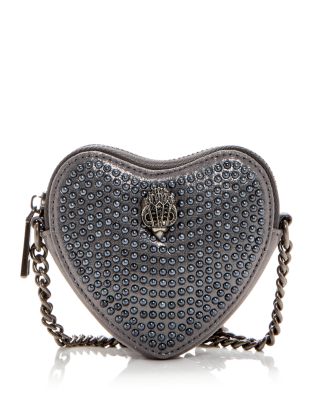 KURT GEIGER LONDON - Heart Embellished Micro Crossbody Bag
