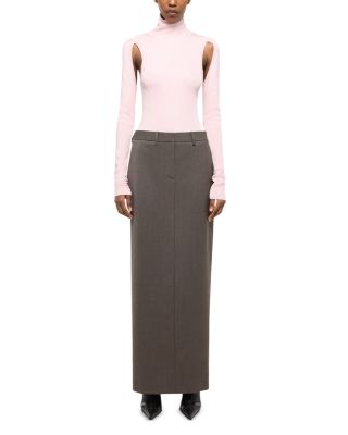 Zip Maxi Skirt