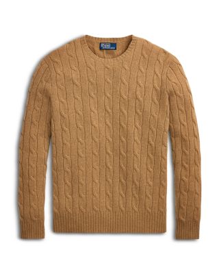 Cashmere Cable Knit Crewneck Sweater