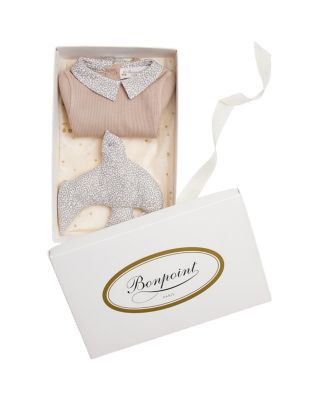 Bonpoint - Unisex Birth 3-Piece Ribbed Top & Leggings Set - Baby