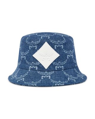 MCM - Lauretos Logo Denim Bucket Hat