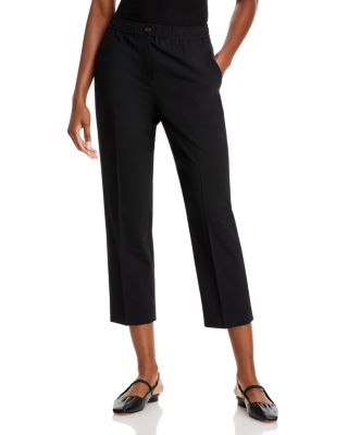 Theory - Wool Blend Cropped Tapered Pants