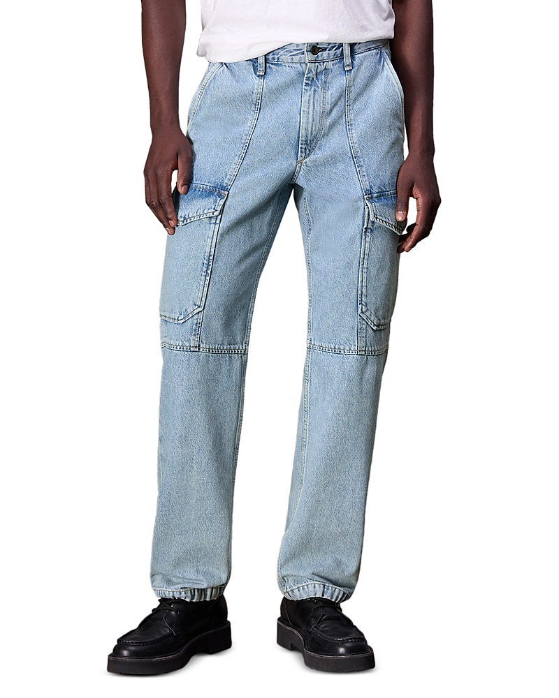 Rag & Bone Panelled Jeans In Skylight