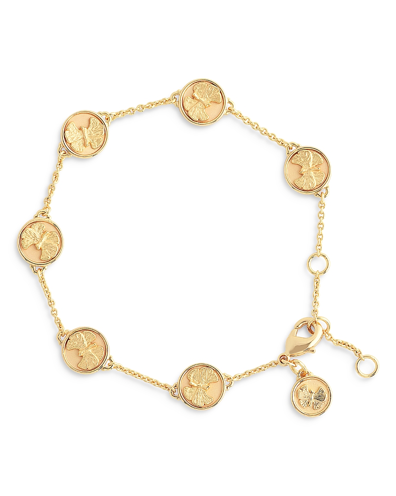 Anabel Aram Women's 18k Gold-plated Butterfly Coin Bracelet In Gold