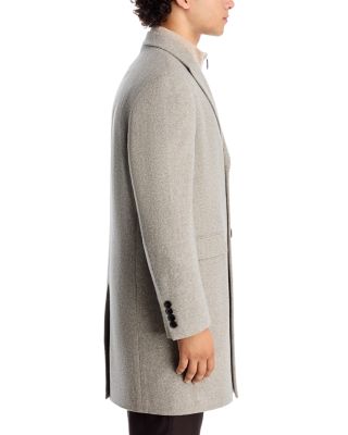 Sutton Wool &amp; Cashmere Herringbone Top Coat