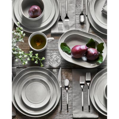 10&amp;quot; Oval Serving Dish, White Truffle