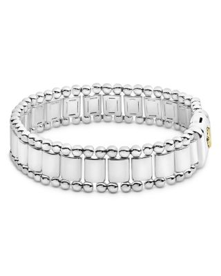 Men's 18K Yellow Gold & Sterling Silver Anthem Link Bracelet
