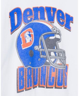 Unisex NFL Denver Broncos Throwback Helmet Flea Market Tee