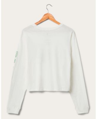 Women&#39;s NFL Philadelphia Eagles Touchdown Long Sleeve Cropped Tee