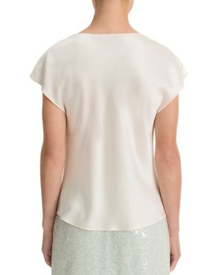 Cowl Neck Silk Blouse