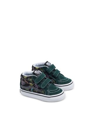 Vans - Unisex SK8-Mid Glow Dino Sneakers - Toddler, Little Kid