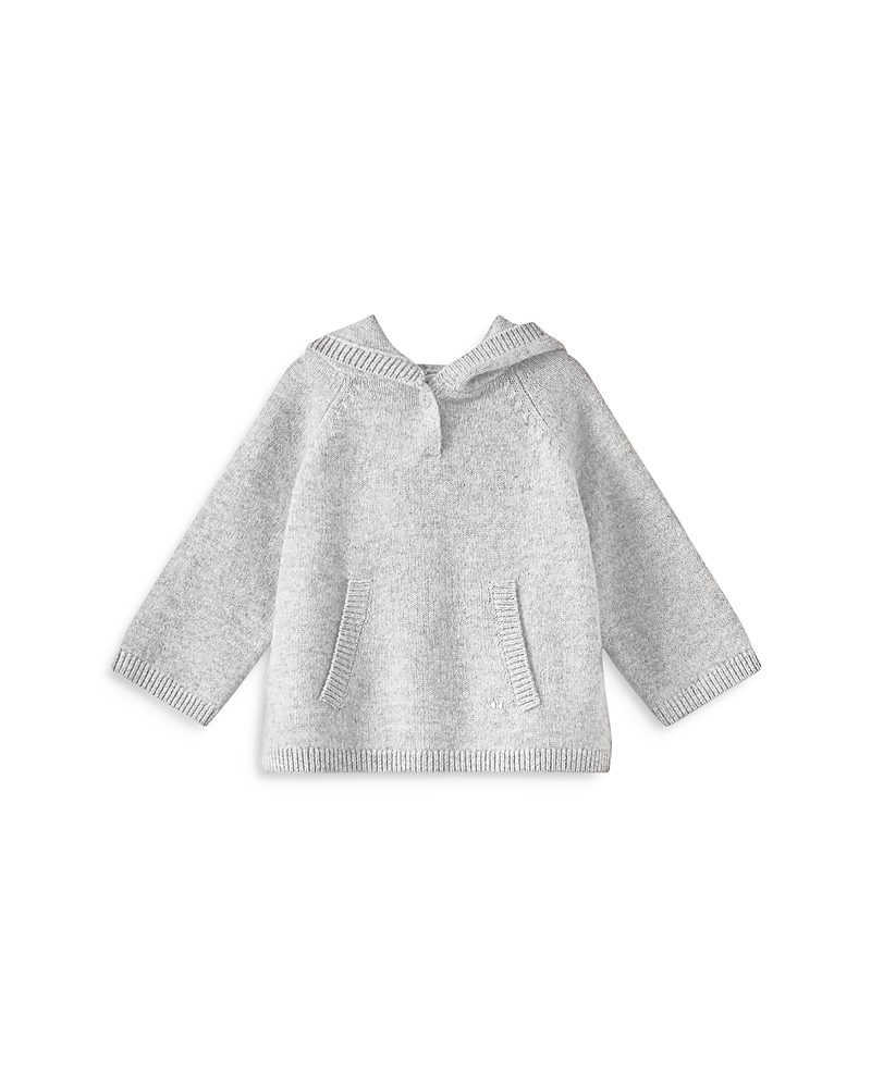 BONPOINT UNISEX CASHMERE HOODED SWEATER - BABY, LITTLE KID