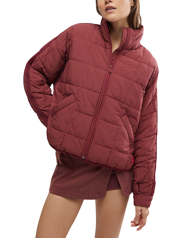Shop Free People Pippa Packable Puffer Jacket In Sour Cherry