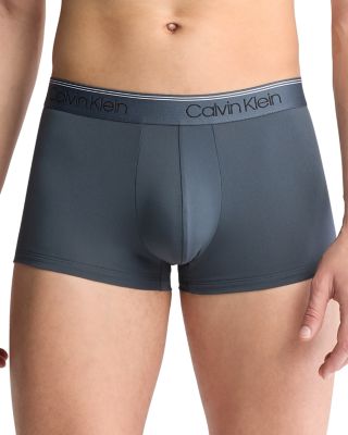 Calvin Klein Microfiber Stretch Wicking Low Rise Trunks, Pack of 3