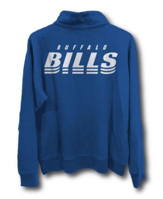 Unisex NFL Buffalo Bills Mock 1/4 Button Up Sweatshirt