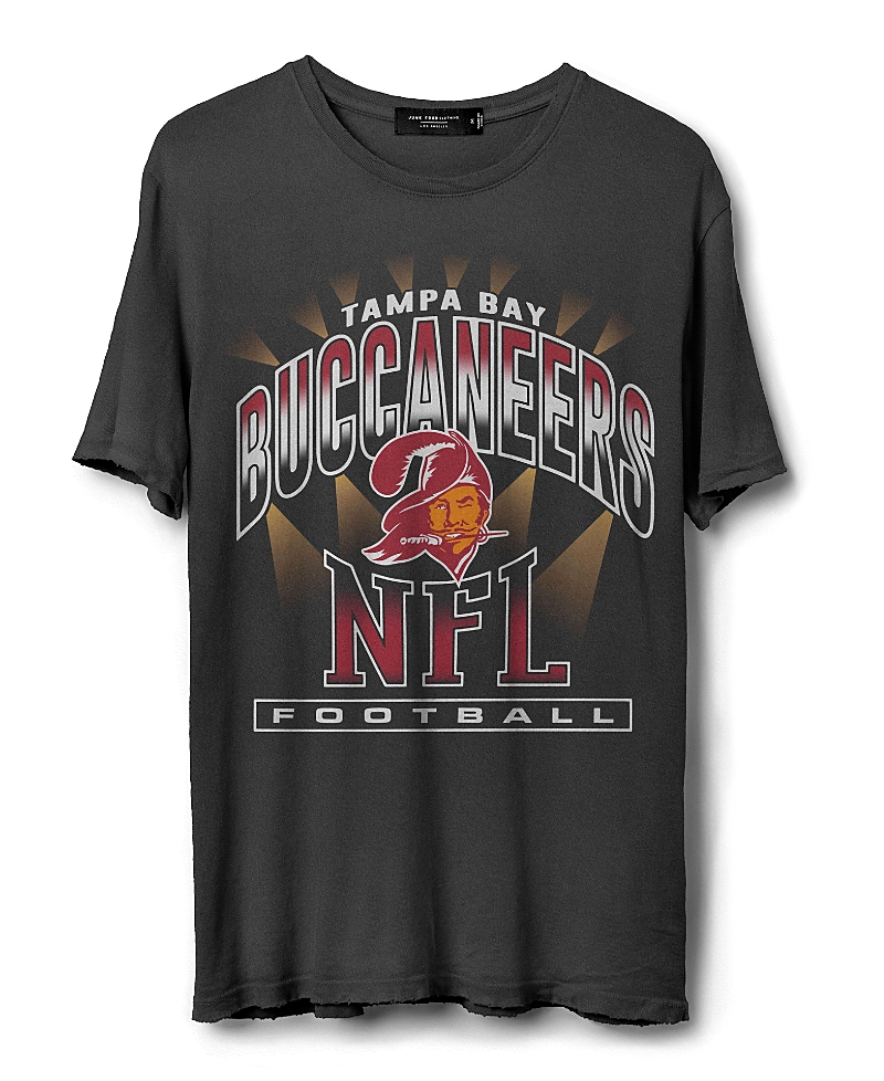 Junk Food Clothing Nfl Tampa Bay Buccaneers Chrome Flea Market Tee In Midnight