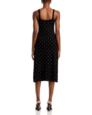 Gold Studded Midi Tank Dress