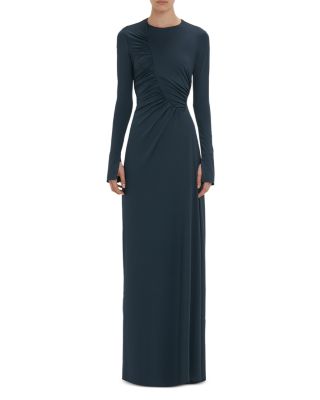 Victoria Beckham - Ruched Long Sleeve Gown