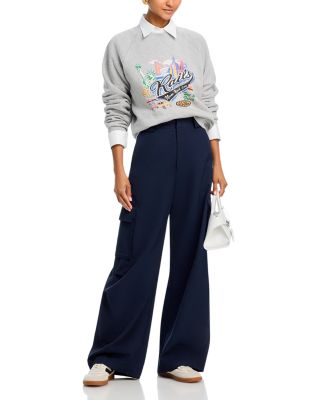 Vintage Graphic Raglan Sweatshirt