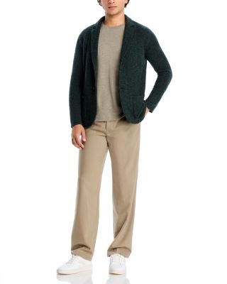 Winter Wool, Cotton & Nylon Moulin&eacute; Sweater Jacket