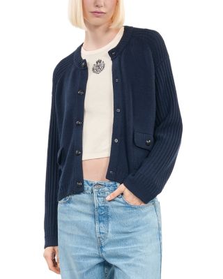 The Kooples Crewneck Cardigan Sweater