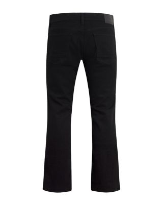 Walker Kick Flare Bootcut Jeans in Raven Black