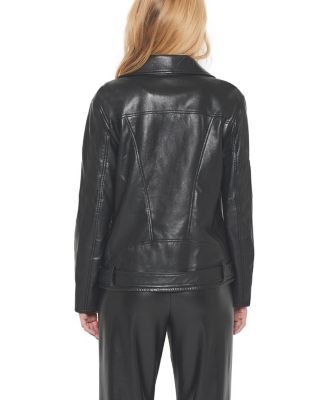 Brando Recycled Leather Boyfriend Jacket