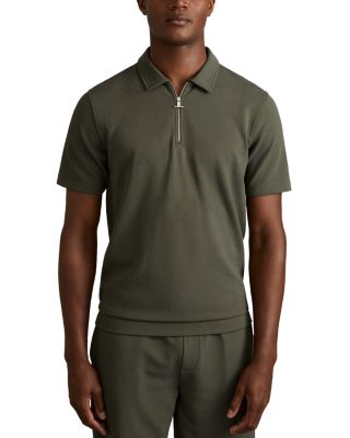 REISS - Albany Half Zip Polo Shirt