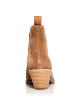 Women's Dart Pointed Toe Block Heel Ankle Boots