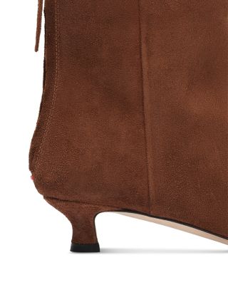 Aeyde Women's Zoe Pointed Toe Low Heel Ankle Boots