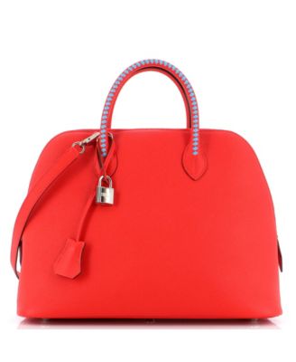 Pre-Owned Hermes 30 Bolide 1923 Bag Tressage Epsom