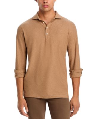 Peter Millar - Ramble Cotton & Cashmere Long Sleeve Polo Shirt