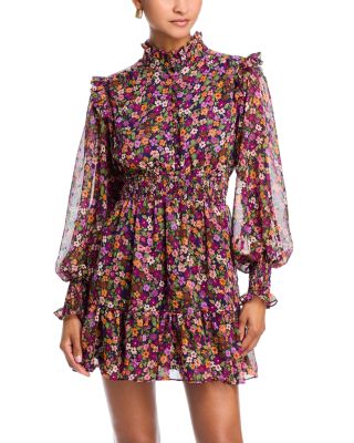 AQUA - Ruffled Mini Dress - Exclusive