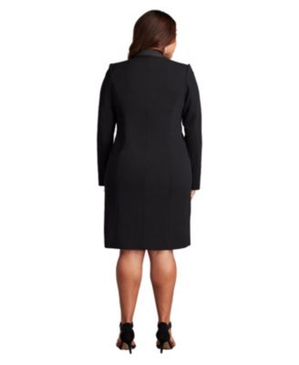 Plus McKay Double-Breasted Coat Dress