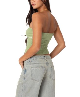 Elsie Knitted Tie Tube Top