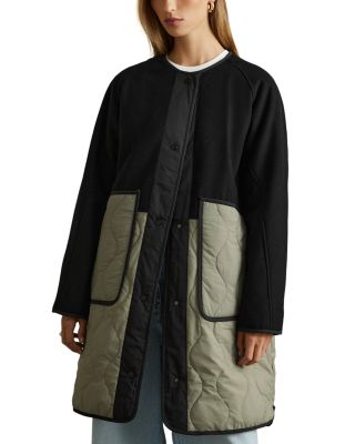REISS - Ollie Patchwork Technical Coat