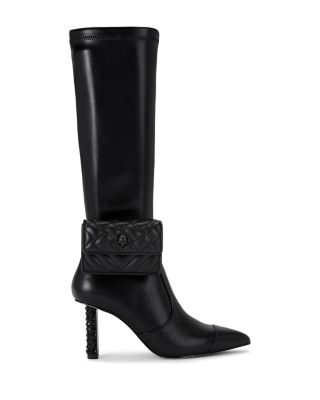 KURT GEIGER LONDON - Women's Ankle Bag Knee High Boots