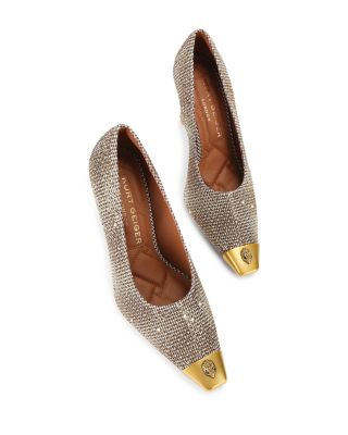 Women's Regent Eagle Capped Snip Toe Pumps