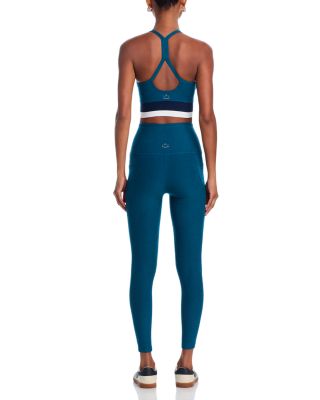 Spacedye Horizon Color Block Crop Tank Top