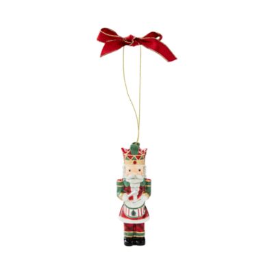 Spode - Christmas Tree Nutcracker Tartan & Green Ornament