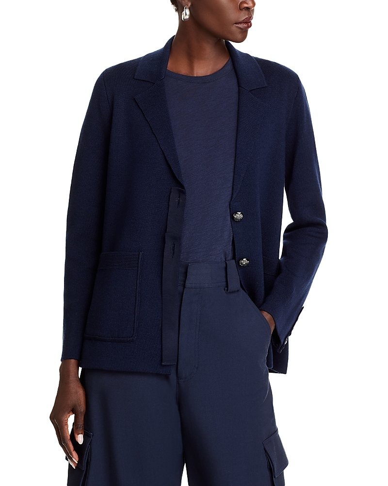 Kobi Halperin Clove Button Front Sweater In Navy