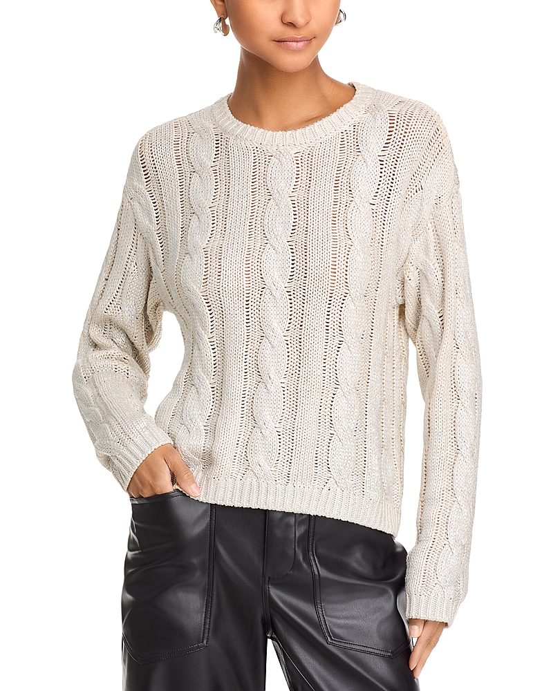 Steve Madden Renzo Cable Knit Sweater