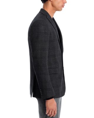 Tonal Plaid Slim Fit Sport Coat