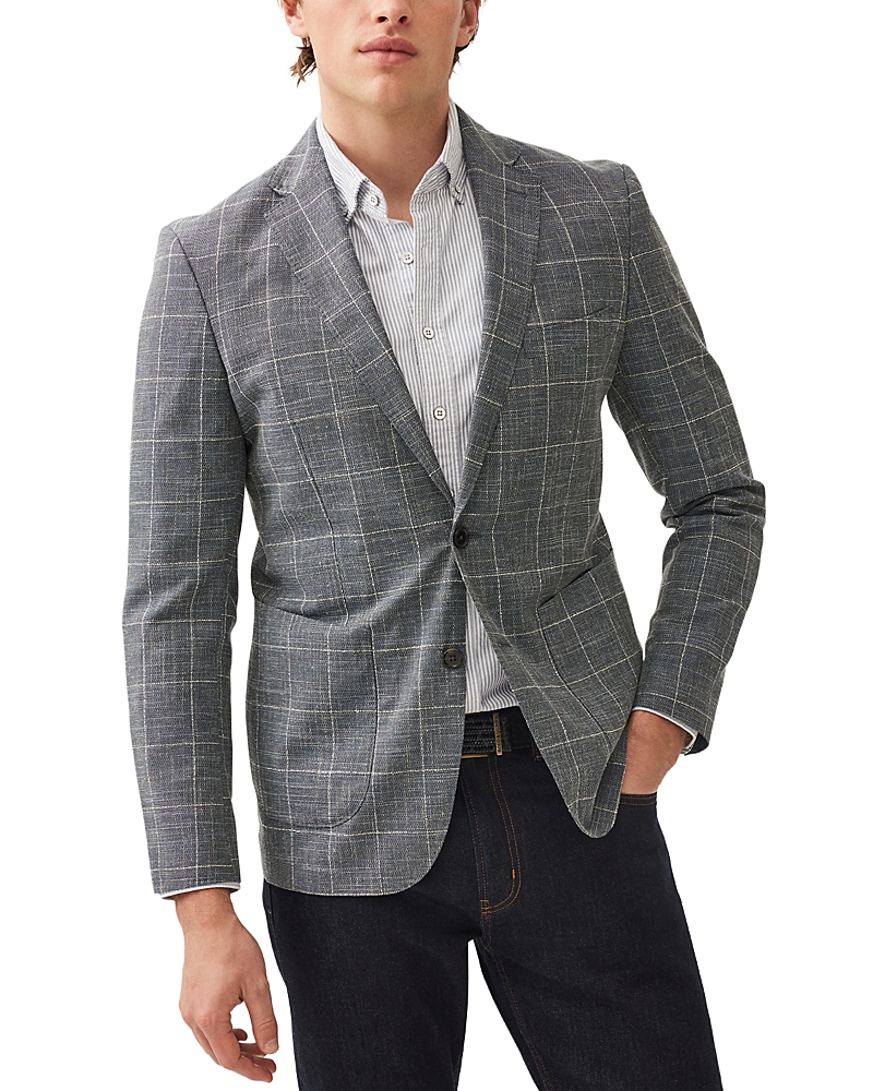 Rodd & Gunn Karaka Point Slim Fit Jacket In Aquamarine