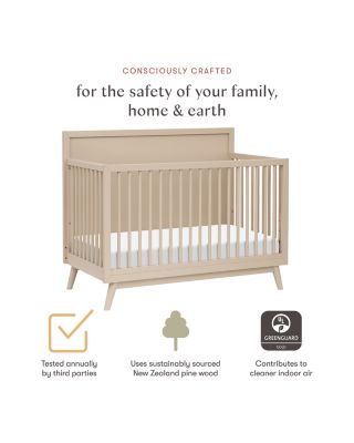 Palma 4 in 1 Convertible Crib With Toddler Bed Conversion Kit