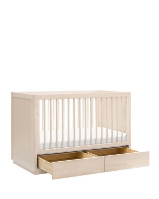 Bento 3 in 1 Convertible Storage Crib With Toddler Bed Conversion Kit