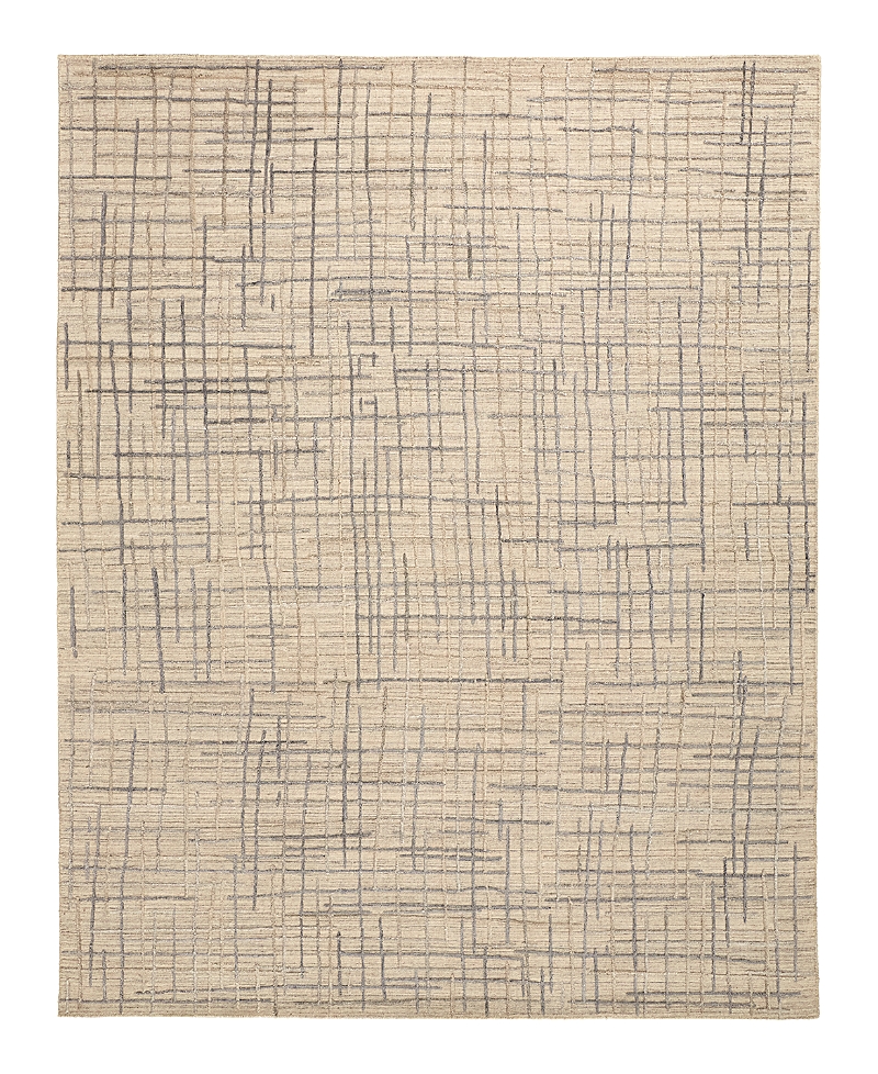 Thom Filicia Kirkwood T8001 Area Rug, 5' X 8' In Tan/silver