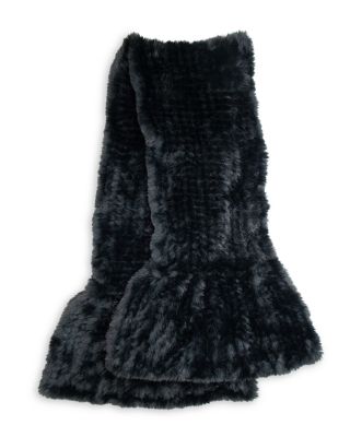 Surell - Faux Fur Knit Scarf