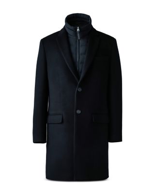 3-in-1 Wool Coat with Removable Down Liner